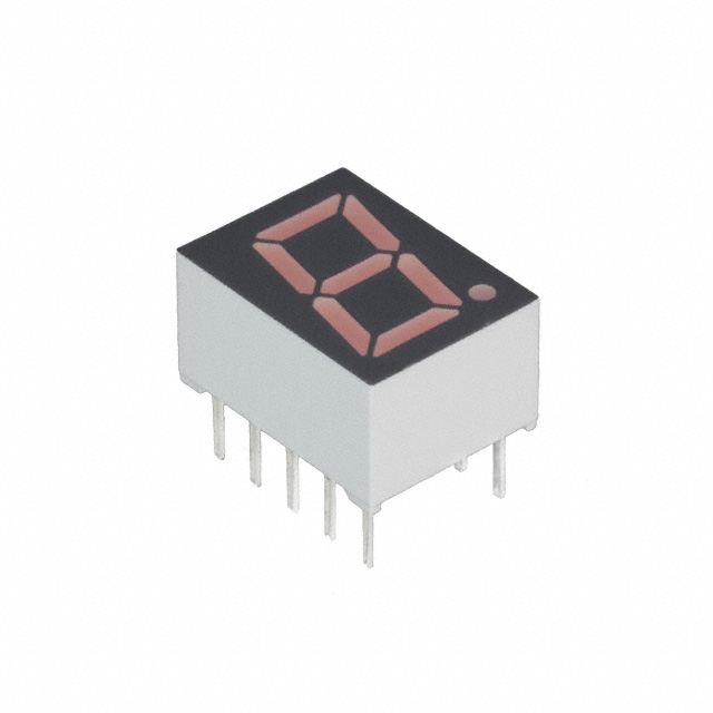 DISPLAY 7-SEG 0.4" SGL RED 10DIP