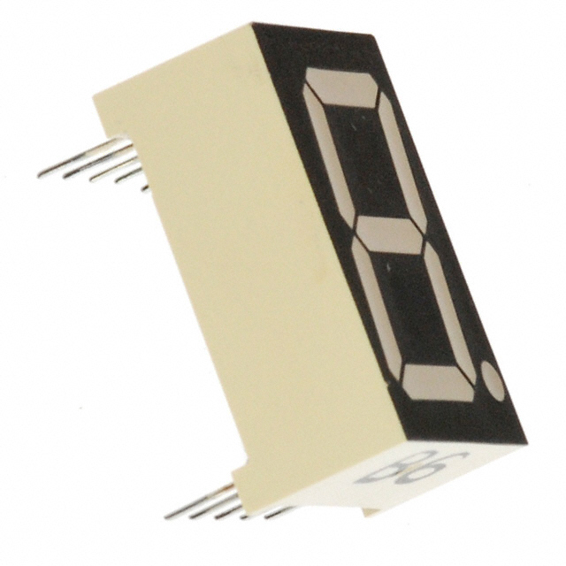 DISPLAY 7-SEG 0.6" SGL RED 10DIP