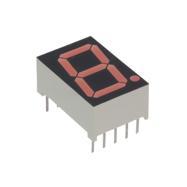 DISPLAY 7-SEG 0.6" SGL RED 10DIP