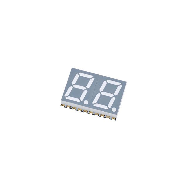 DISPLAY 7SEG 0.56" DBL RED 10SMD
