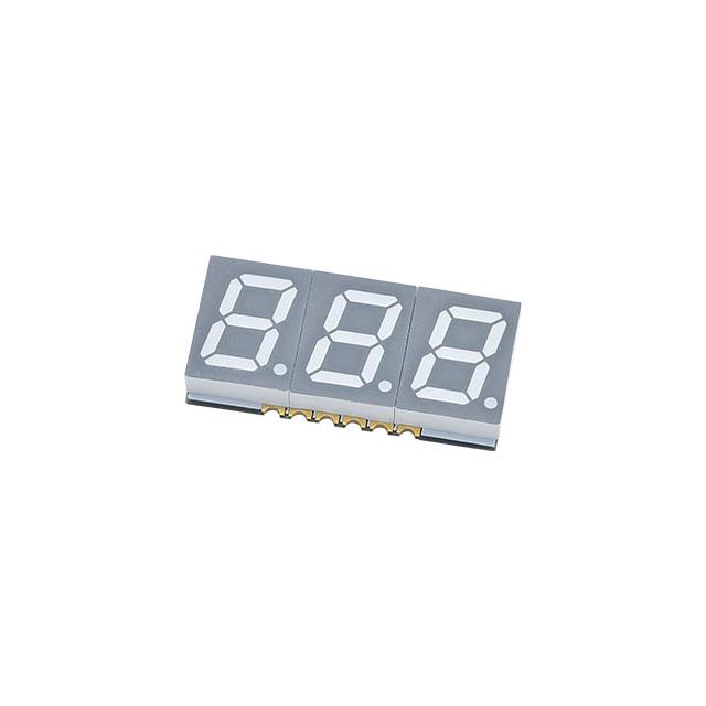 DISPLAY 7SEG 0.28" TRI RED 12SMD