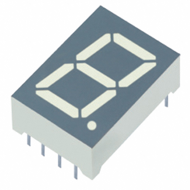 DISPLAY 7SEG 0.52" SGL RED 10DIP