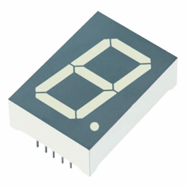 DISPLAY 7-SEG 1" SGL YLW 10DIP