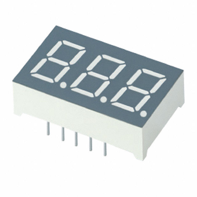 DISPLAY 7SEG 0.36" TRP GRN 12DIP