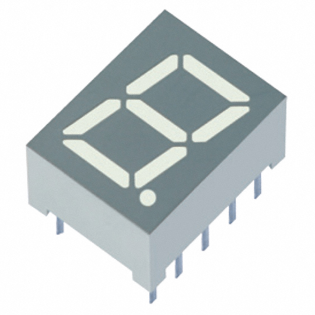 DISPLAY 7SEG 0.39" SGL RED 10DIP