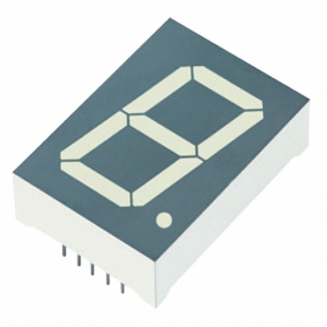 DISPLAY 7-SEG 1" SGL GREEN 10DIP