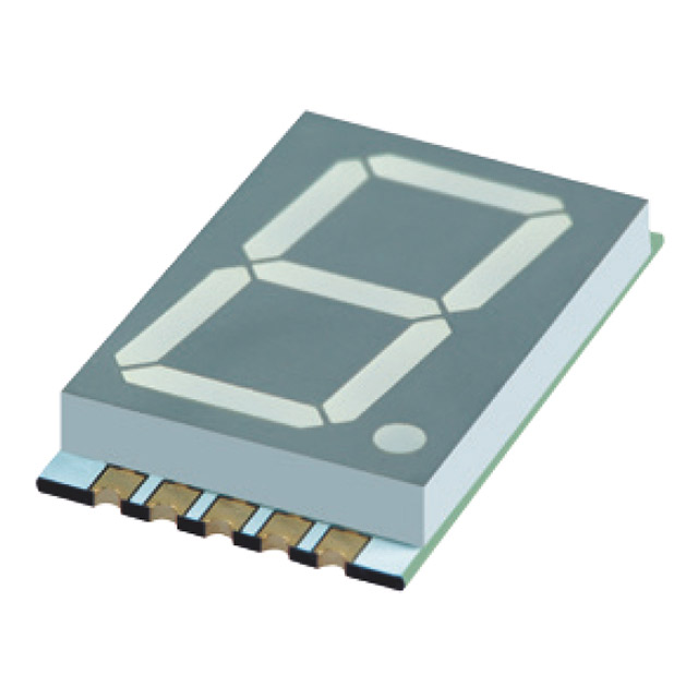 DISPLAY 7SEG 0.8" SGL BLUE 10SMD