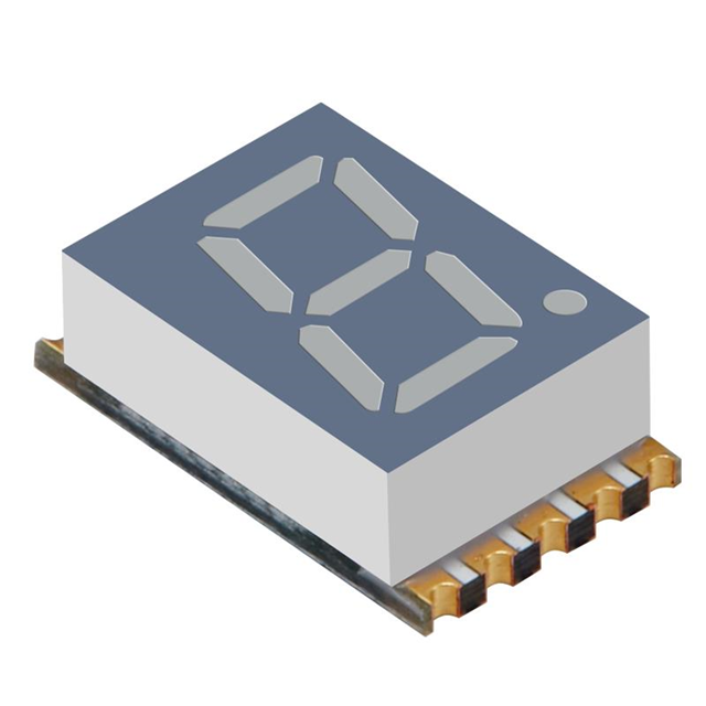 DISPLAY 7-SEG 0.3" SGL RED 10SMD