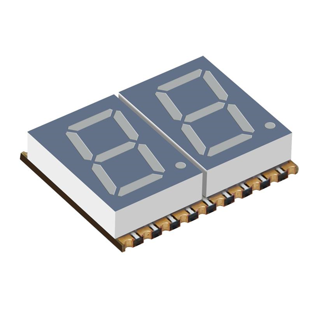 DISPLAY 7-SEG 0.4" DBL RED 20SMD