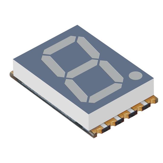 DISPLAY 7SEG 0.56" SGL ORG 10SMD