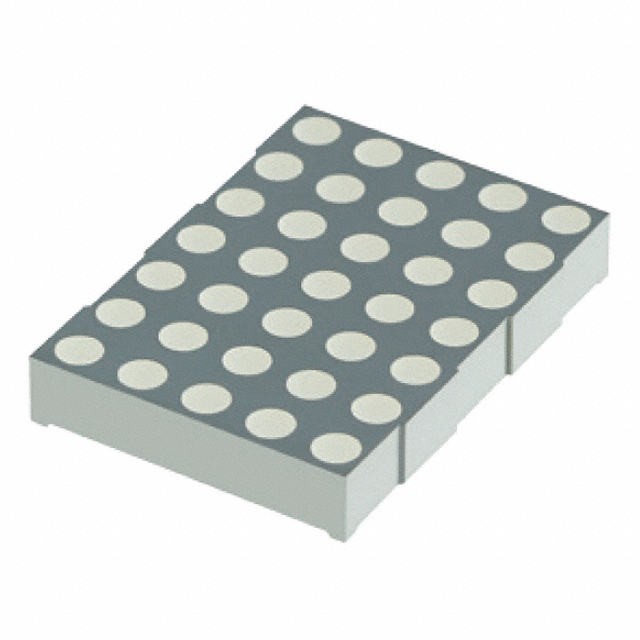 LED DOT MATRIX 5X7 2.00" YLW CA