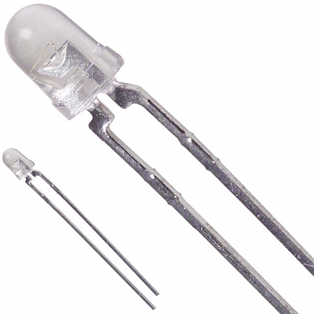LED BLUE CLEAR 3MM T/H
