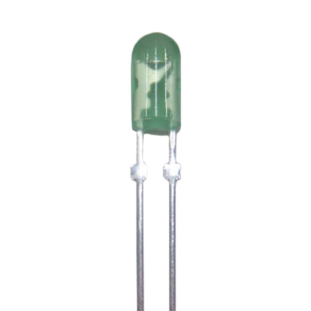 LED GREEN CLEAR 5MM OVAL T/H