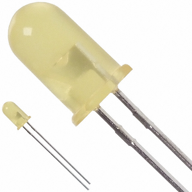 LED YELLOW DIFFUSED T-1 3/4 T/H
