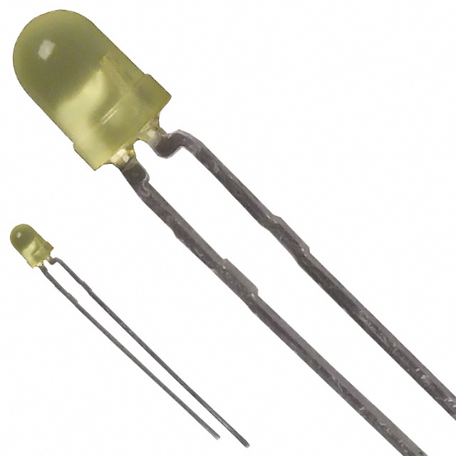 LED YELLOW DIFFUSED T-1 T/H