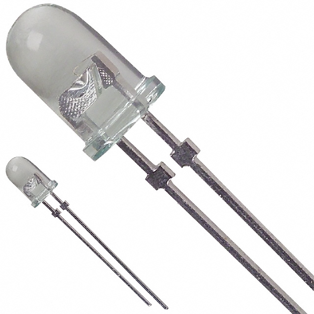 LED GREEN CLEAR T-1 3/4 T/H