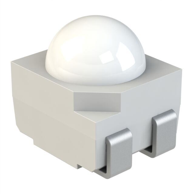 LED WHITE DIFFUSED 2PLCC SMD