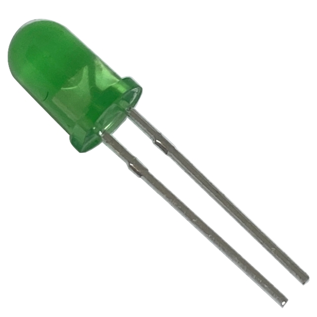 LED GREEN DIFFUSED T-1 3/4 T/H