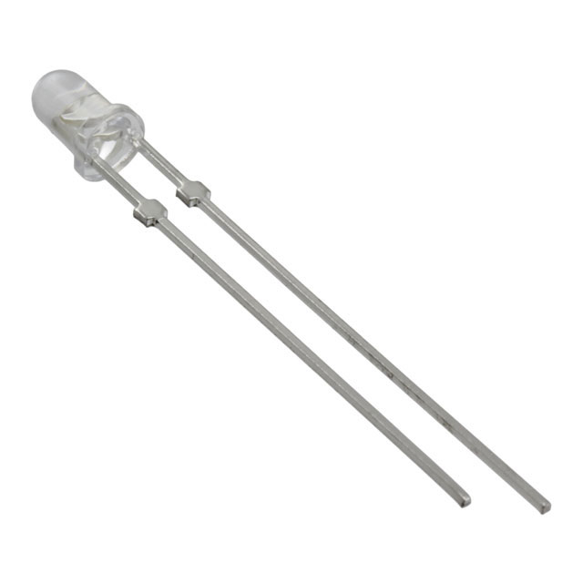 LED YELLOW CLEAR 3MM ROUND T/H