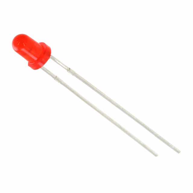 LED RED DIFFUSED T-1 T/H