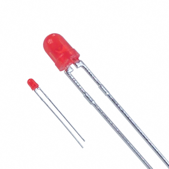 LED RED DIFFUSED T-1 T/H