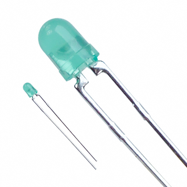 LED GREEN DIFFUSED T/H