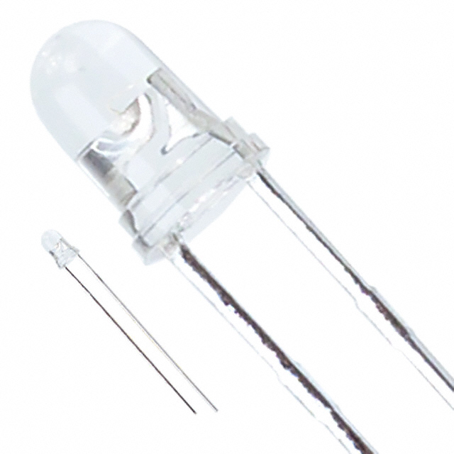 LED AMBER CLEAR T-1 T/H