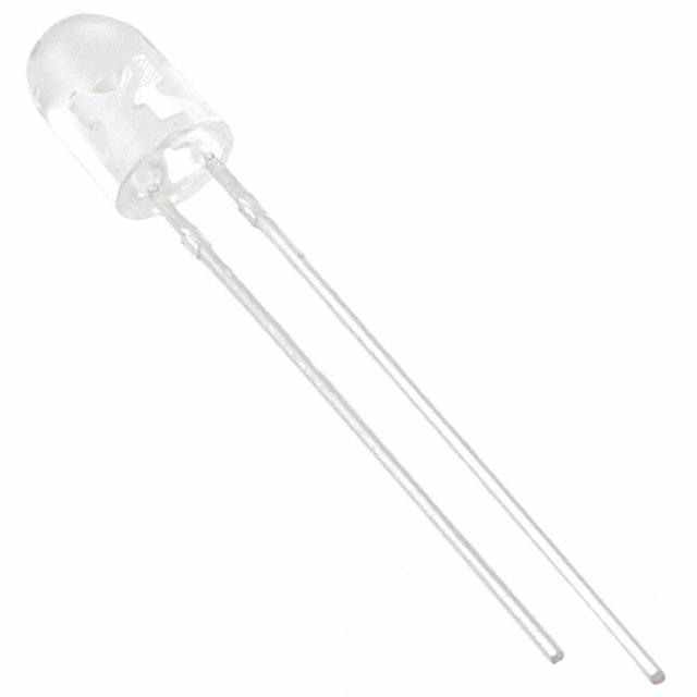 LED WHITE CLEAR 5MM OVAL T/H