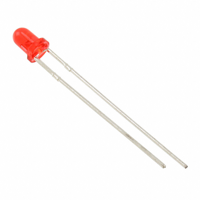 LED RED CLEAR 3MM ROUND T/H