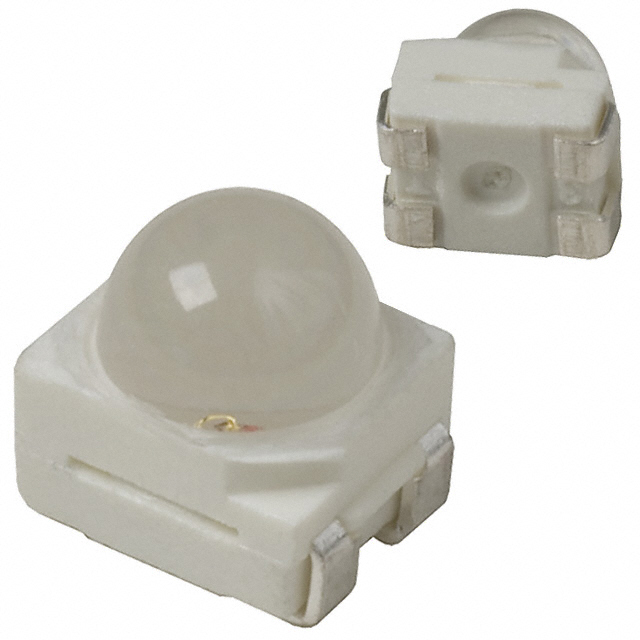 LED RED CLEAR 4PLCC SMD