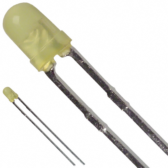 LED YELLOW DIFFUSED T-1 T/H
