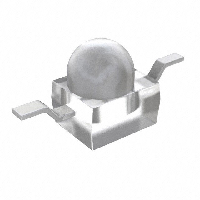 LED RED CLEAR 2SMD BOTTOM ENT