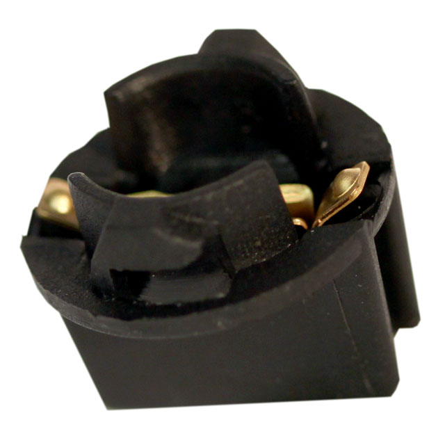 LAMP SOCKET WEDGE BASE T-3.25 BK