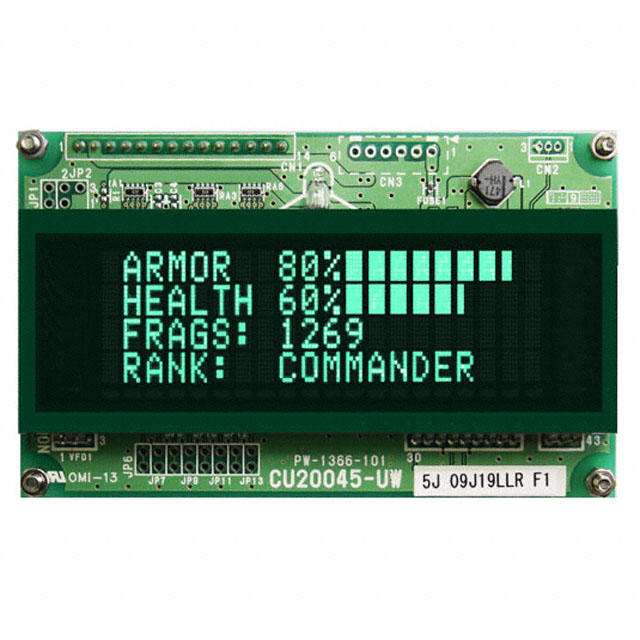 LCD ACCY VFD FILTER 20X4 GREEN