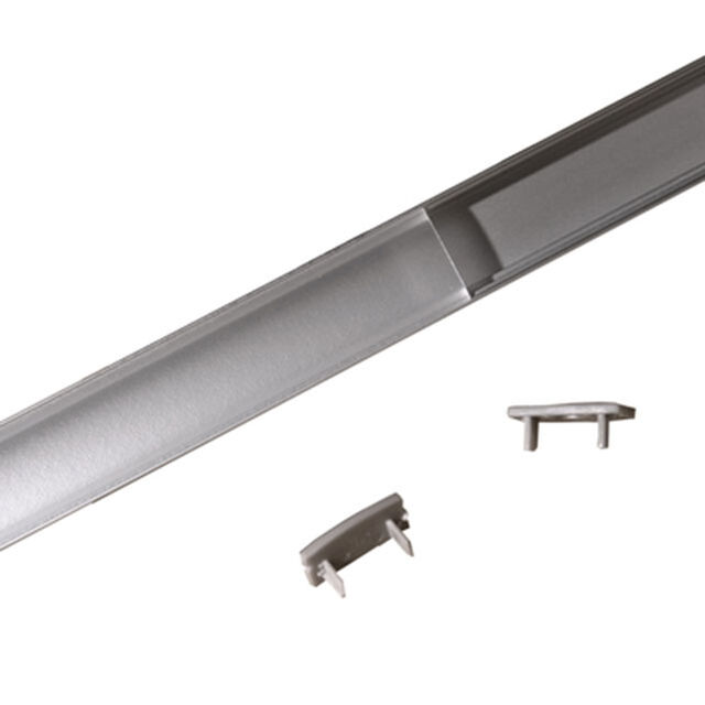 1 METER LED CHANNEL WITH SEMI-CL