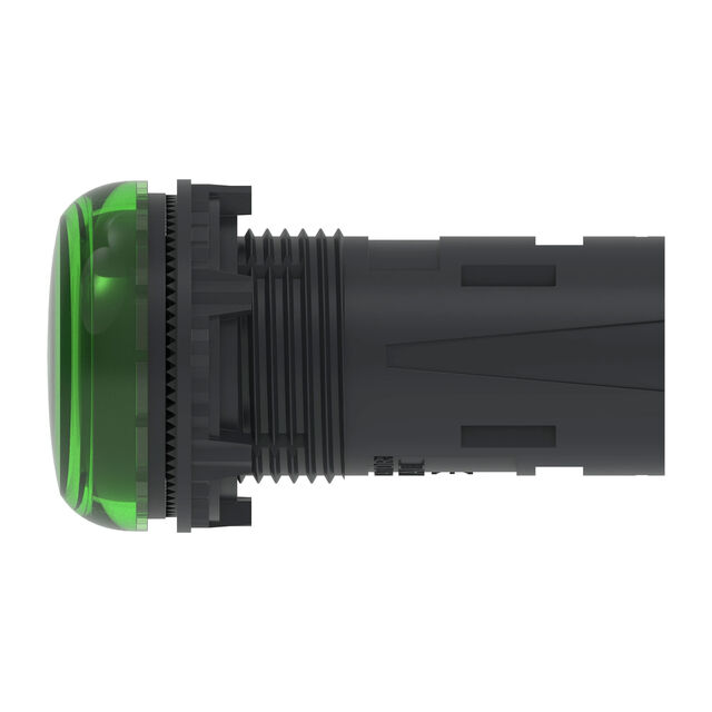 LED PNL IND GREEN CLEAR 29.60MM