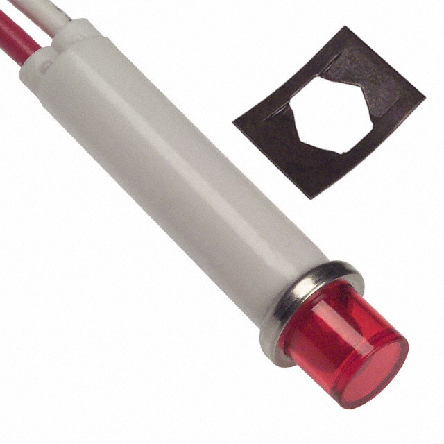 NEON PNL IND RED CLEAR WIRE LDS