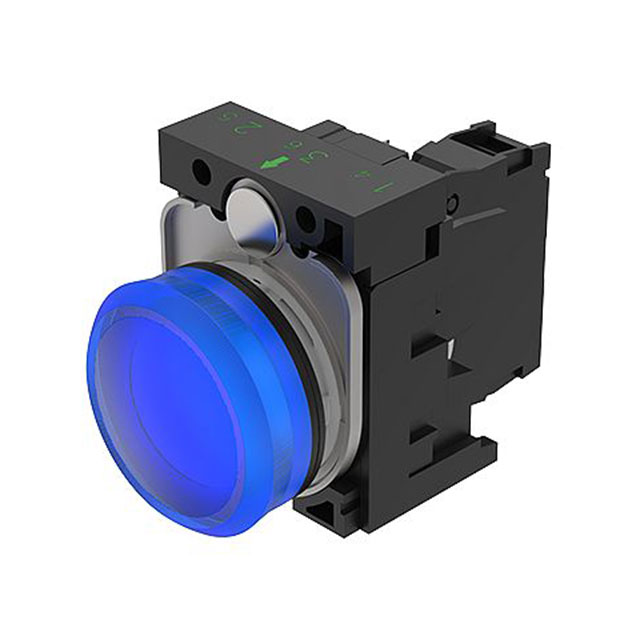 LED PNL IND BLUE SRW TERMINAL