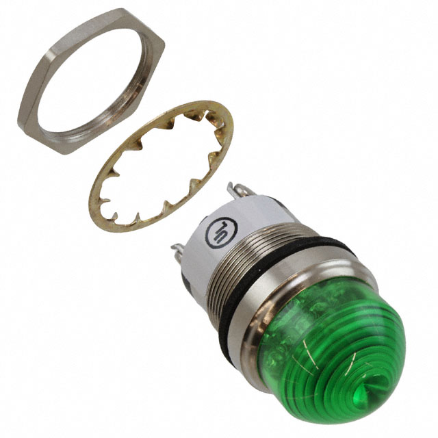 LED PNL IND GREEN SRW TERMINAL
