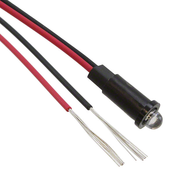 LED PNL IND GREEN CLEAR 3MM LDS