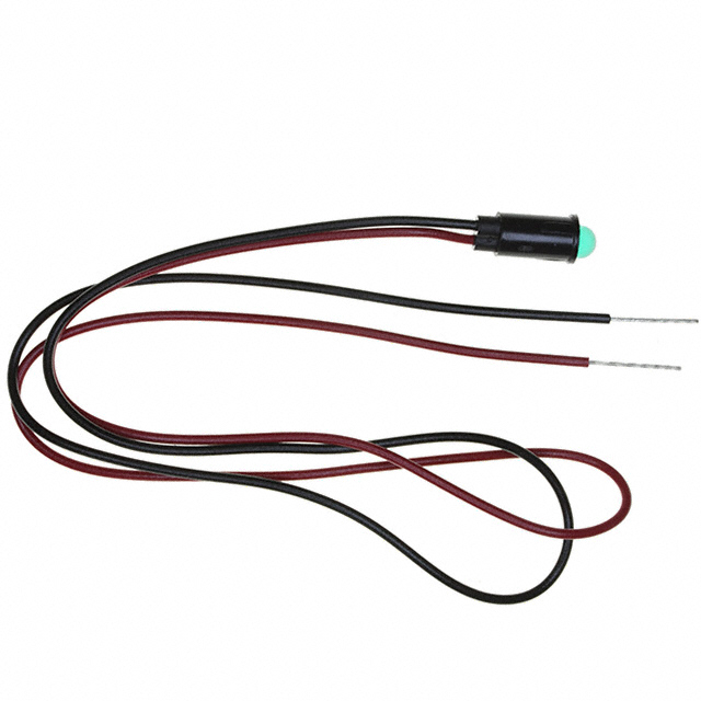 LED PNL IND GREEN DIFF 5MM LEADS