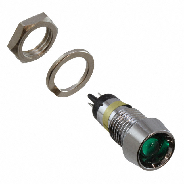 LED PNL IND GREEN SOLDER LUG