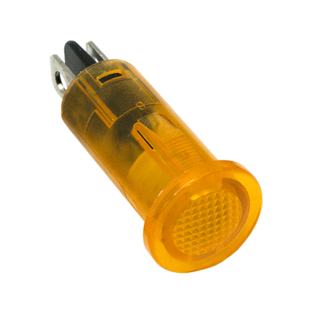 LED PNL IND YELLOW 16MM SLDR