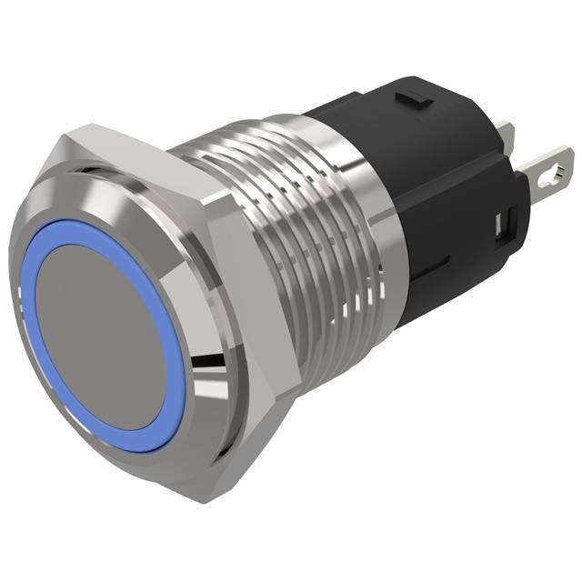 LED PNL IND BLUE 18MM QUICK CON