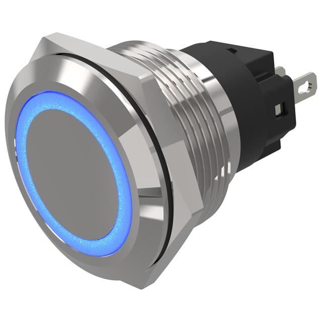 LED PNL IND BLUE 25MM QUICK CON