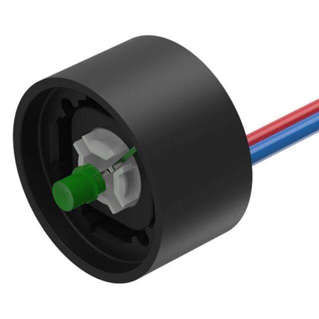 LED PNL IND GREEN WIRE LEADS