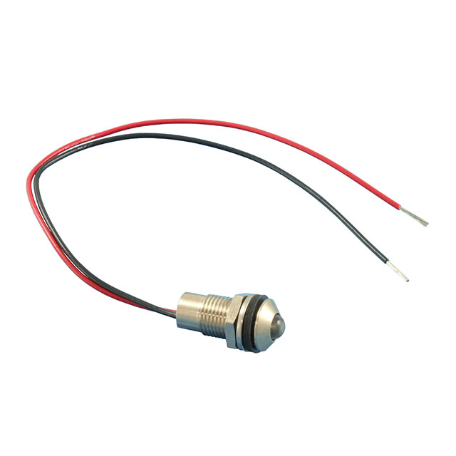 LED PNL IND GREEN WIRE LEADS