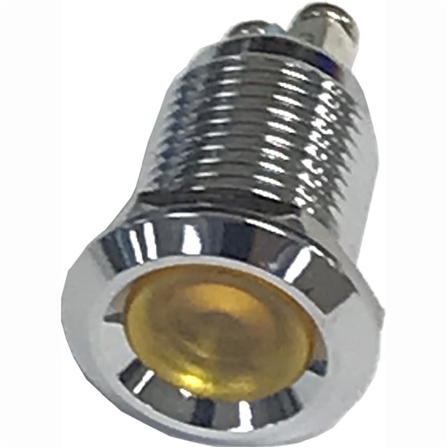 LED PNL IND YELLOW 17MM SRW TER