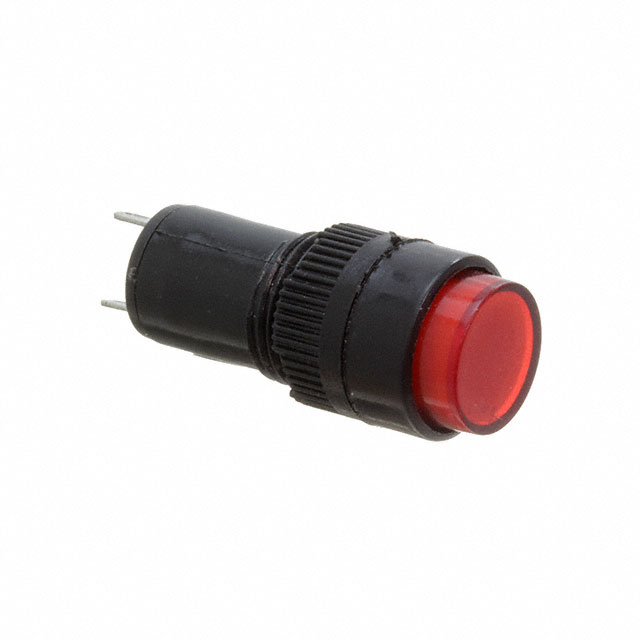 LED PNL IND RED 15.80MM SLDR