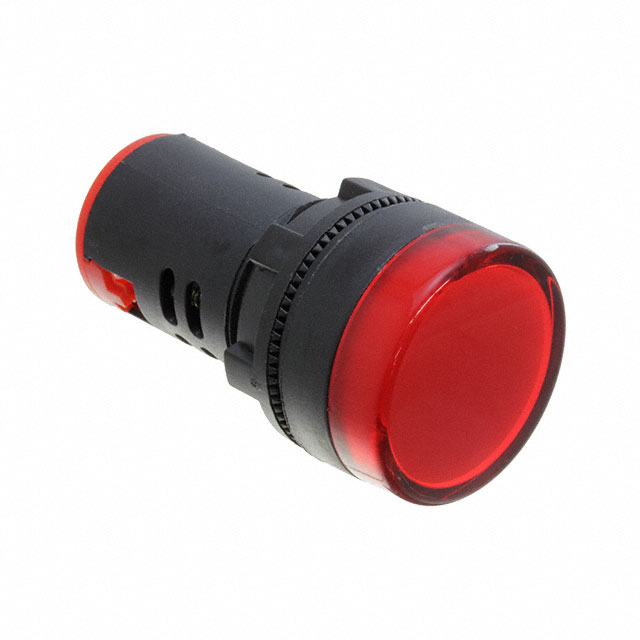 LED PNL IND RED 29MM SRW TER